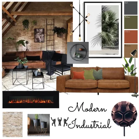 Modern Industrial Interior Design Mood Board by Nicole Slade on Style Sourcebook