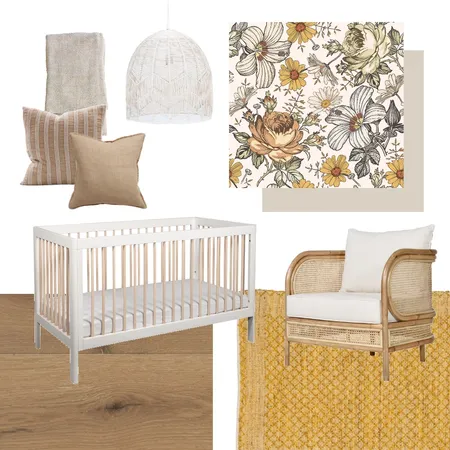 Neutral Nursery Interior Design Mood Board by LJ Studios on Style Sourcebook