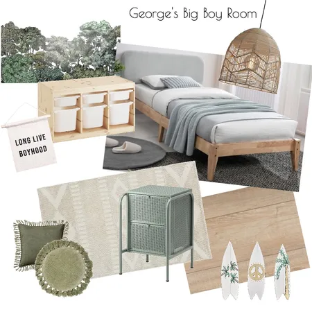 George Room - Tree Wall paper Interior Design Mood Board by teenz27 on Style Sourcebook