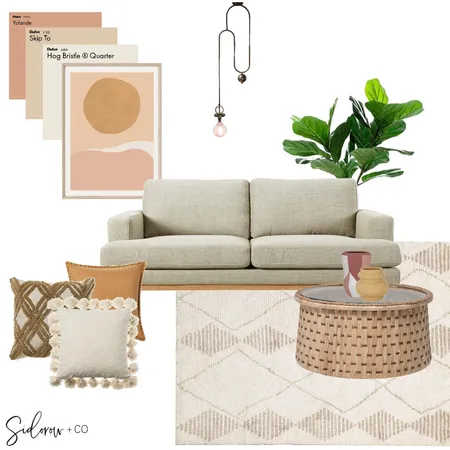 Warm natural living space Interior Design Mood Board by Sidorow + Co on Style Sourcebook