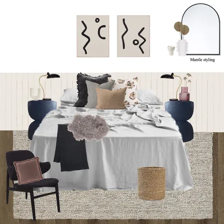 King St - Bedroom 1 Interior Design Mood Board by Sophie Scarlett Design on Style Sourcebook