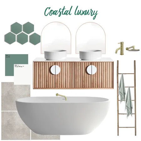 Coastal Bath Interior Design Mood Board by char.dux on Style Sourcebook