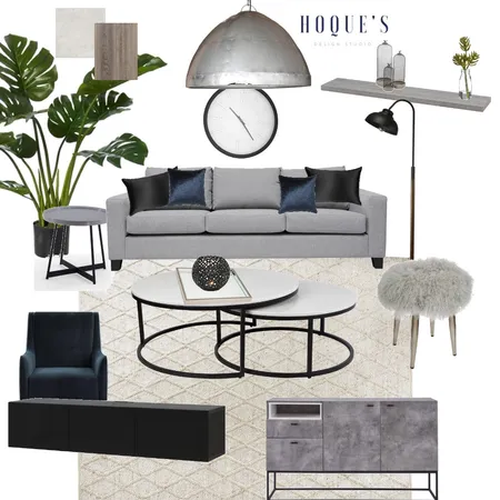 Living - Module 9 Interior Design Mood Board by Nilufa Hoque on Style Sourcebook