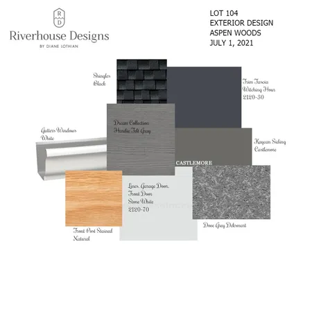 lot 104 exterior Interior Design Mood Board by Riverhouse Designs on Style Sourcebook