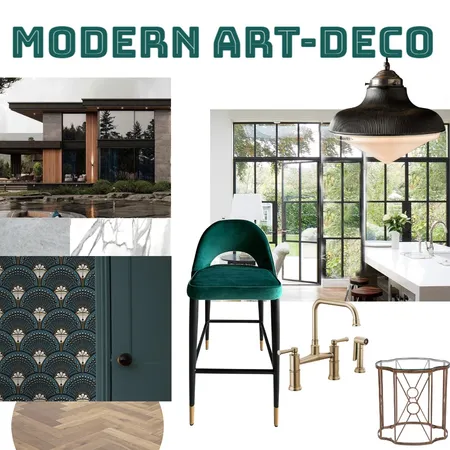 Modern Art Deco Interior Design Mood Board by JamieMacLeanDesign on Style Sourcebook