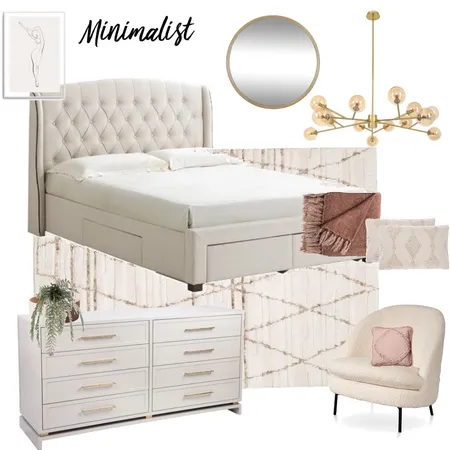 Minimalist Bedroom Interior Design Mood Board by Liezel.13 on Style Sourcebook