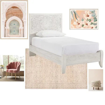 Boho-Chic Test Interior Design Mood Board by Sarah Refky Assaf on Style Sourcebook