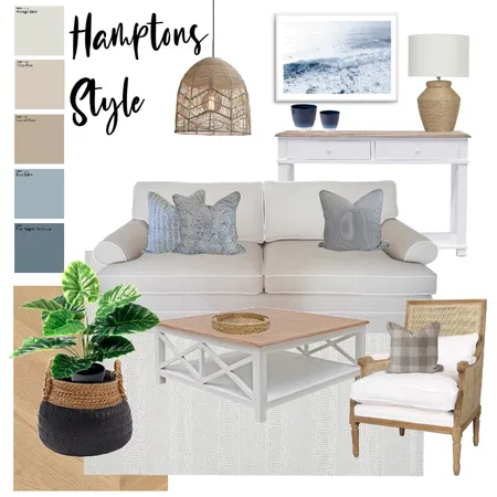 Hamptons Interior Design Mood Board by Radwa Elmehey on Style Sourcebook