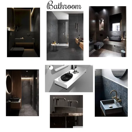 Nathans Bathroom Interior Design Mood Board by Two Birds Design on Style Sourcebook