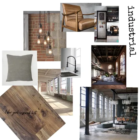 Industrial Interior Design Mood Board by Torijessie on Style Sourcebook