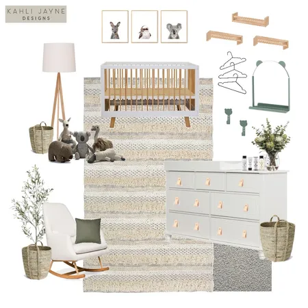 Aussie Farmhouse Tribal nursery Interior Design Mood Board by Kahli Jayne Designs on Style Sourcebook