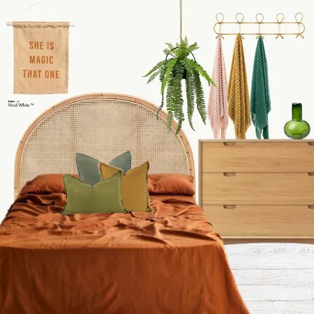 Earthy bedroom Interior Design Mood Board by Sidorow + Co on Style Sourcebook