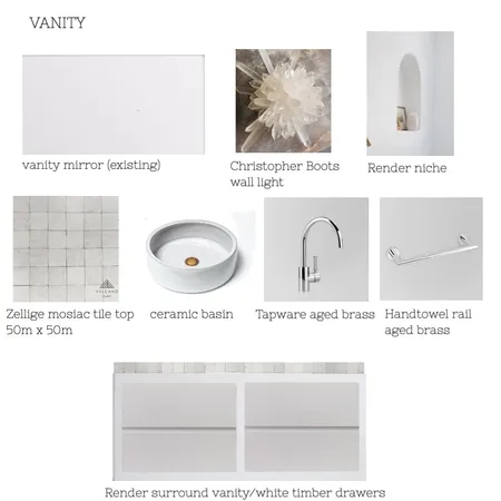 SAM VANITY Interior Design Mood Board by RACHELCARLAND on Style Sourcebook