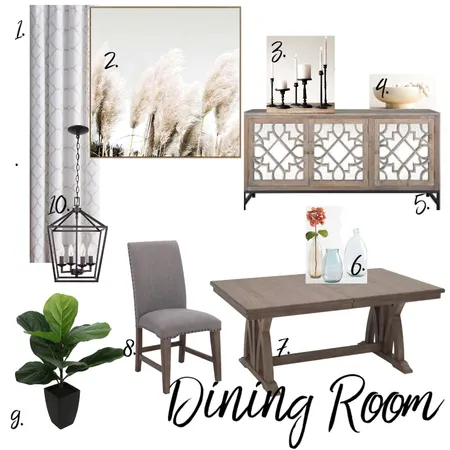 mod 9-dining room Interior Design Mood Board by jennifer.jeannette on Style Sourcebook