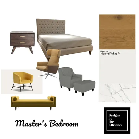 Master's Bedroom Interior Design Mood Board by KB Design Studio on Style Sourcebook