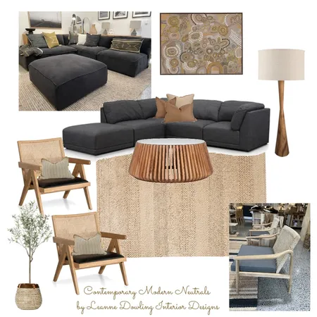 Contemporary Modern Neutrals Interior Design Mood Board by leannedowling on Style Sourcebook