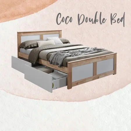 Coco Double Bed Interior Design Mood Board by Natalia Niedz on Style Sourcebook