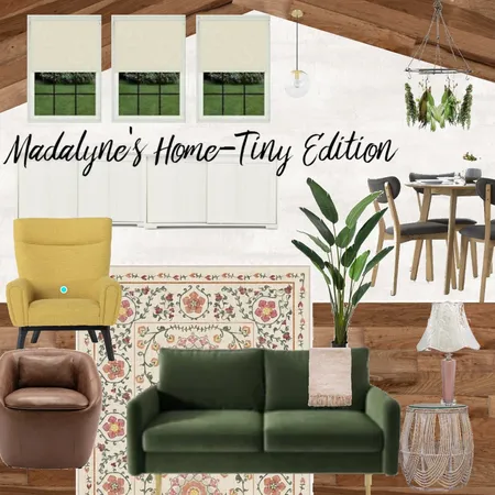 Madalyne Tiny House Interior Design Mood Board by lorettamiller on Style Sourcebook