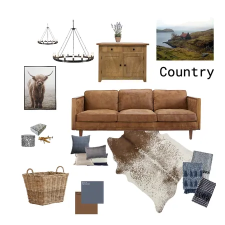 Country Interior Design Mood Board by Natalie Snaddon on Style Sourcebook