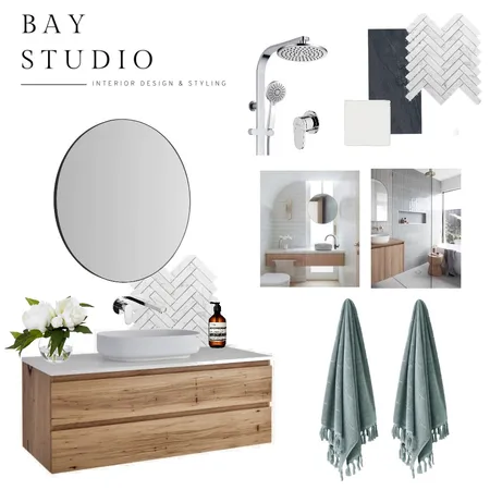 Kilmurray Ensuite Interior Design Mood Board by Bay Studio Interiors on Style Sourcebook