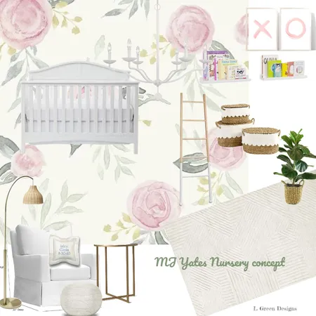 Amy Nursery Interior Design Mood Board by laharpie on Style Sourcebook
