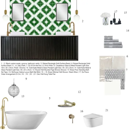 guest bathroom final Interior Design Mood Board by Hloni Makuluma on Style Sourcebook