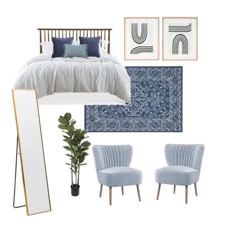 minimal spindle bed Interior Design Mood Board by iqra on Style Sourcebook