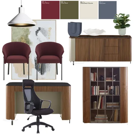 Admin Office Interior Design Mood Board by msolanillam on Style Sourcebook