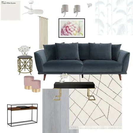 TV Room Interior Design Mood Board by Interior Luxe by Farheen on Style Sourcebook