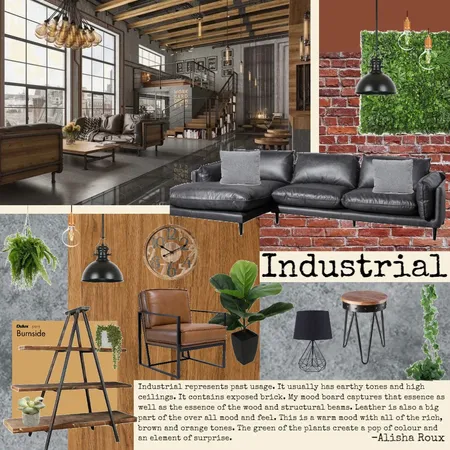 Industrial Module 3 Interior Design Mood Board by Litshie on Style Sourcebook