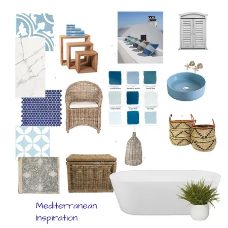 BATHROOM 2 - final Interior Design Mood Board by DOMINIC on Style Sourcebook