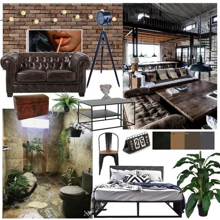 Industrial Interior Design Mood Board by ByElliott on Style Sourcebook