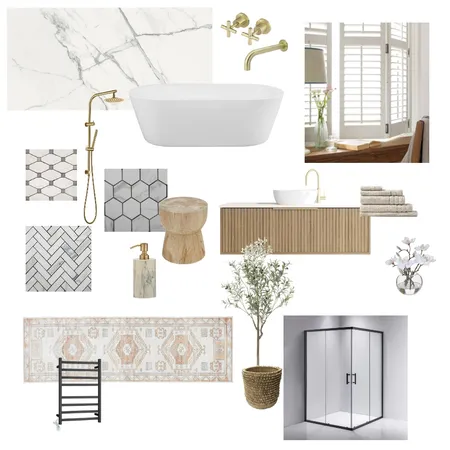 Bathroom Interior Design Mood Board by Kamila Blaszczuk on Style Sourcebook