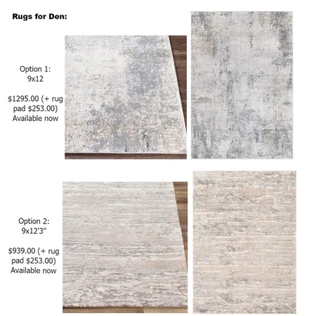 Christy's den rugs Interior Design Mood Board by Intelligent Designs on Style Sourcebook