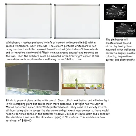 B12 classroom - whiteboard explanation Interior Design Mood Board by SJoyce on Style Sourcebook