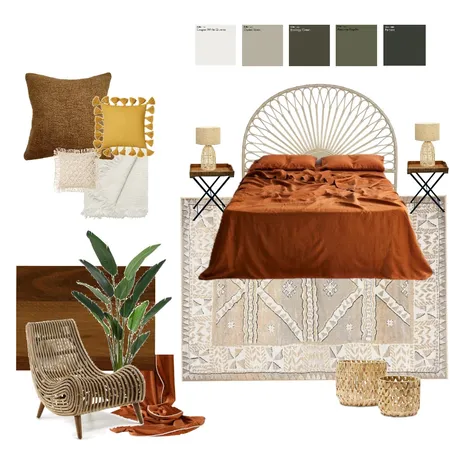 Bold Bohemian Interior Design Mood Board by Studio LJW on Style Sourcebook