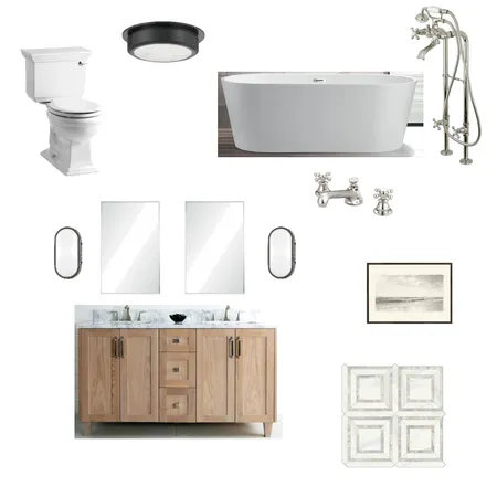 Matthewsbathroom Interior Design Mood Board by LC Design Co. on Style Sourcebook