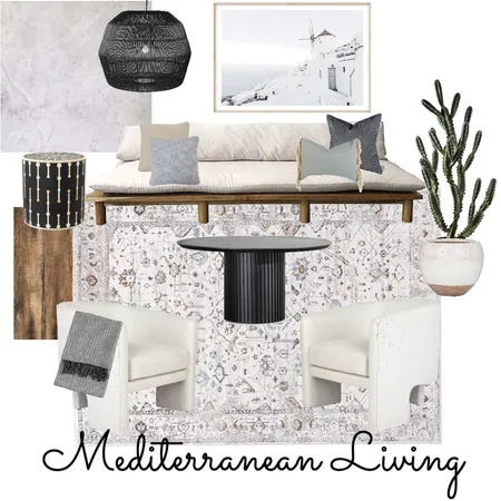 Mediterranean Living Room Interior Design Mood Board by Alexfoote on Style Sourcebook