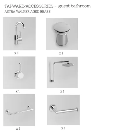 tapware accessories - guest Interior Design Mood Board by RACHELCARLAND on Style Sourcebook