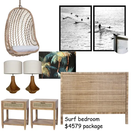 Vanessa Surf Bedroom Interior Design Mood Board by Silverspoonstyle on Style Sourcebook