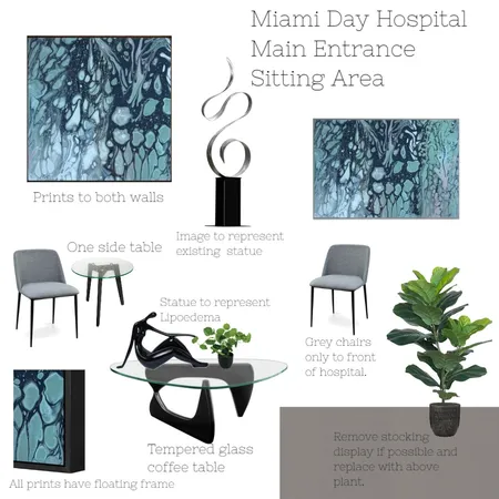 Miami Day Hospital Main waiting room Interior Design Mood Board by Simply Styled on Style Sourcebook