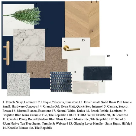 Loving Navy Interior Design Mood Board by Moo & Myrtle on Style Sourcebook