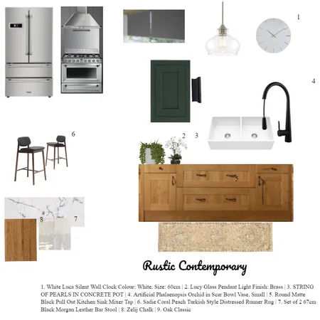 Kitchen final Interior Design Mood Board by Hloni Makuluma on Style Sourcebook