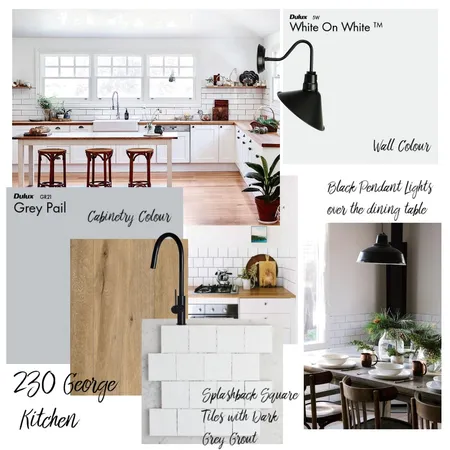 230 George Kitchen Interior Design Mood Board by Masha Butler on Style Sourcebook