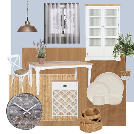 Farmhouse Dining Interior Design Mood Board by annav21 on Style Sourcebook