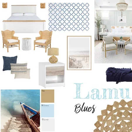 Lamu Blues Interior Design Mood Board by Kaluba on Style Sourcebook