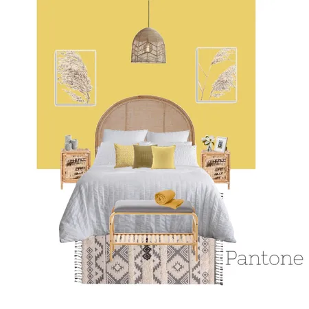 Pantone Bedroom Interior Design Mood Board by Simone M on Style Sourcebook