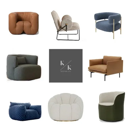 Occasional Chairs Interior Design Mood Board by Kirstin Krauskopf Design Co. on Style Sourcebook