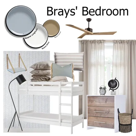 Pottsville- kids bedroom Interior Design Mood Board by BRAVE SPACE interiors on Style Sourcebook