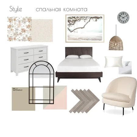 спальня Interior Design Mood Board by Елена Cтронская on Style Sourcebook